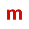 Lettre "m" minuscule en alu découpé, couleur et hauteur au choix