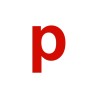 Lettre "p" minuscule en alu découpé, coloris et dimensions au choix