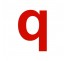 Lettre "q" minuscule en alu découpé, 5 coloris 2 hauteurs