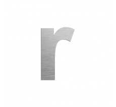 Lettre "r" minuscule en alu ou PVC découpé, coloris au choix