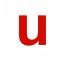 Lettre "u" minuscule en alu découpé, hauteur et couleur au choix