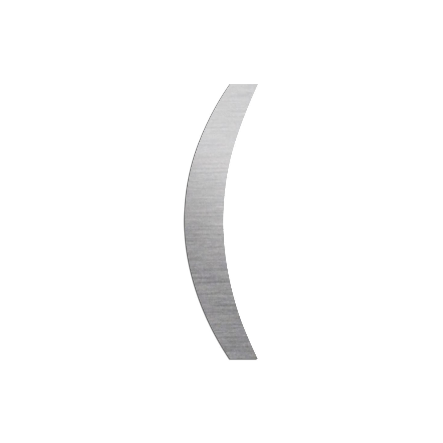 Symbole " ( " en aluminium découpé, coloris et dimensions au choix