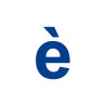 Lettre " è " en aluminium découpé, dimensions et couleurs au choix