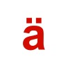 Lettre " ä " en aluminium, 5 coloris et 2 hauteurs