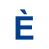 Lettre " È " en aluminium découpé, coloris et dimensions au choix