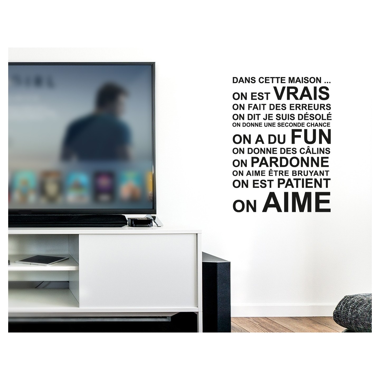 Sticker "On est vrais"