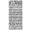 Sticker "Les règles de la maison"