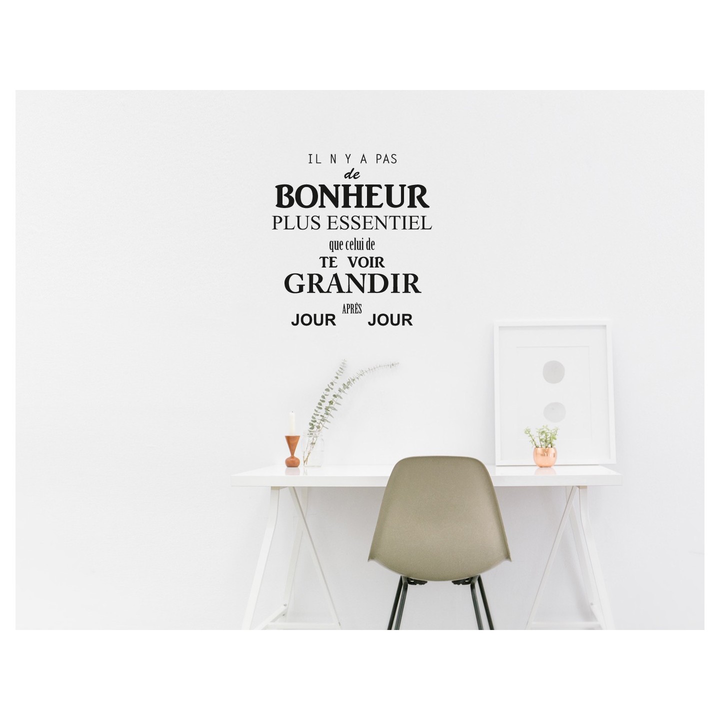 Sticker "Il n'y a pas de bonheur"