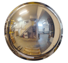 Miroir hémisphérique de sécurité 1/2 sphère diamètre 570mm