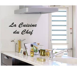 Sticker "La cuisine du chef"