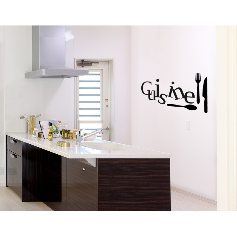 Sticker mural Cuisine et couverts - Sticker en vinyle