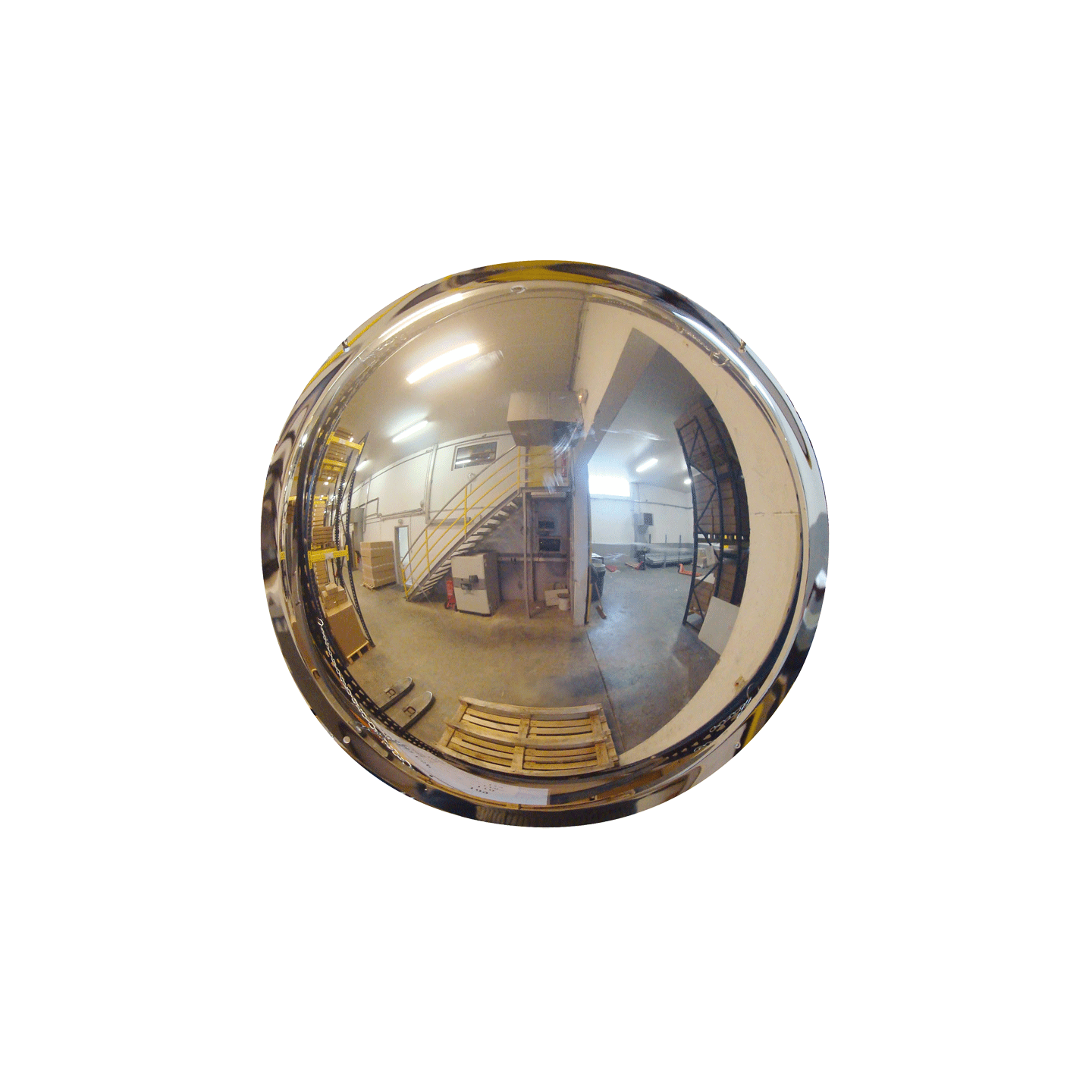 Miroir hémisphérique de sécurité 1/2 sphère diamètre 800mm