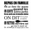 Sticker "Repas en famille"