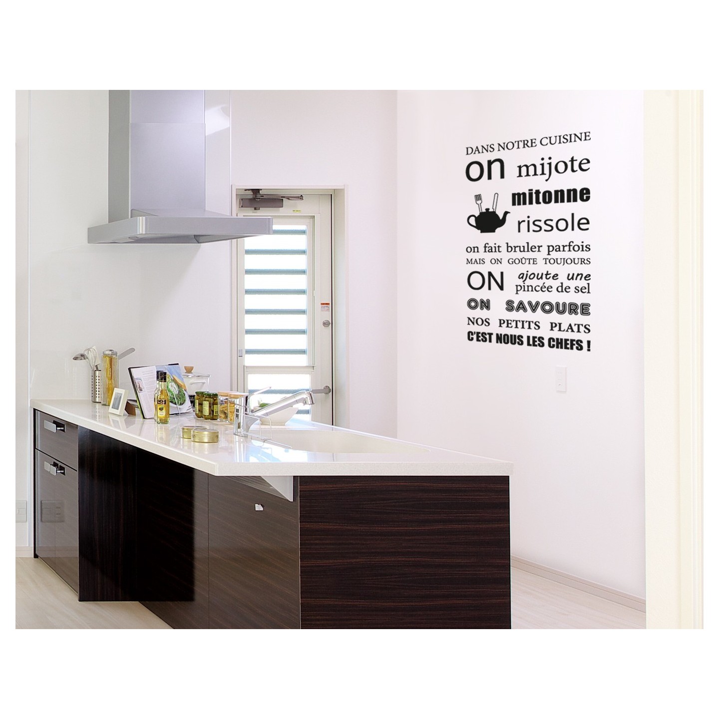 Sticker "On mijote" pour cuisine