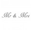 Sticker "Mr, Mrs"