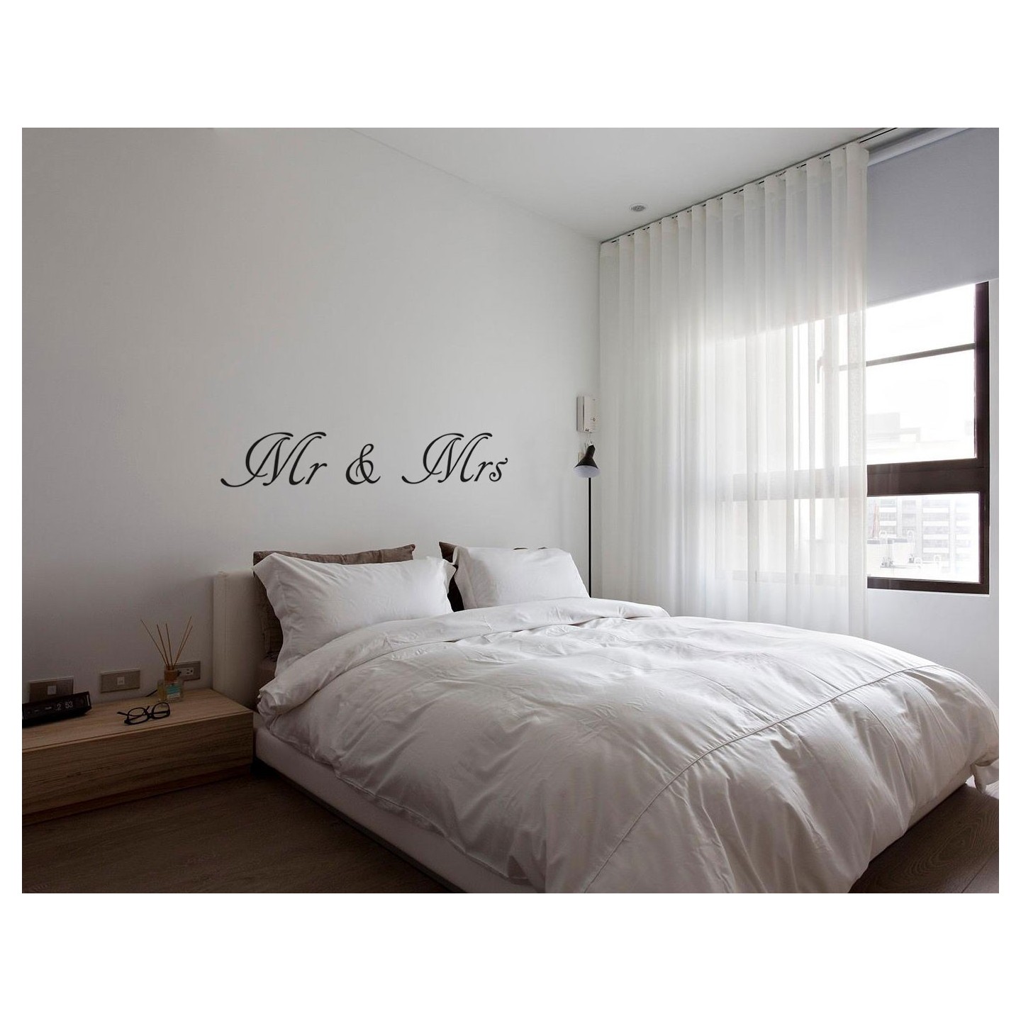 Sticker "Mr, Mrs"