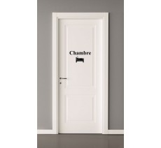 STICKER DE PORTE CHAMBRE