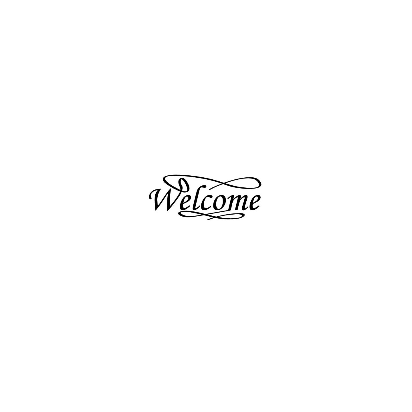 Sticker "Welcome"