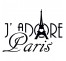 Sticker "J'adore Paris "