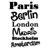 Sticker "Capitales"
