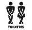 Sticker "Toilettes" 2