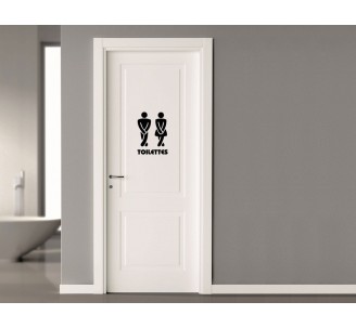 Sticker "Toilettes" 2