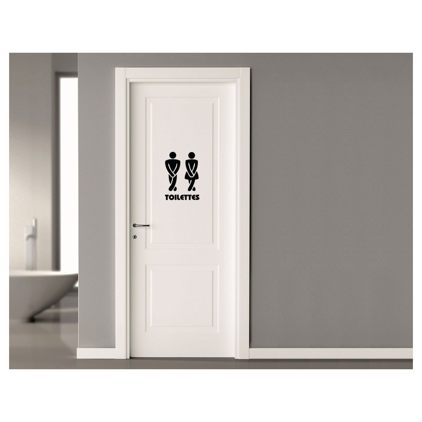 Sticker "Toilettes" 2