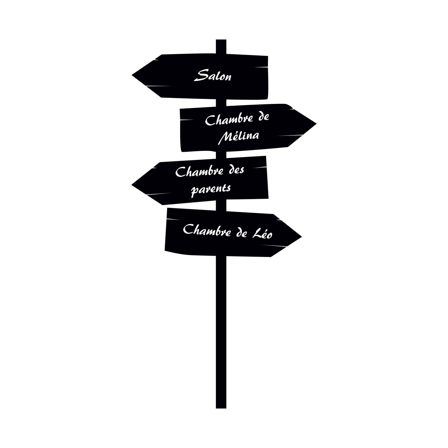 Sticker "Direction maison"
