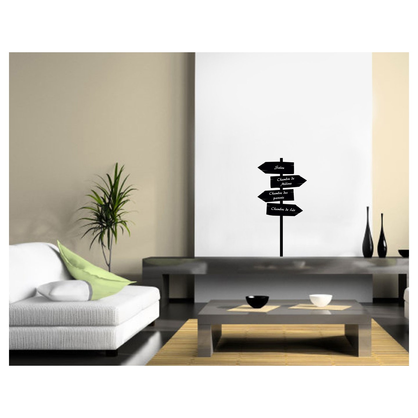 Sticker "Direction maison"