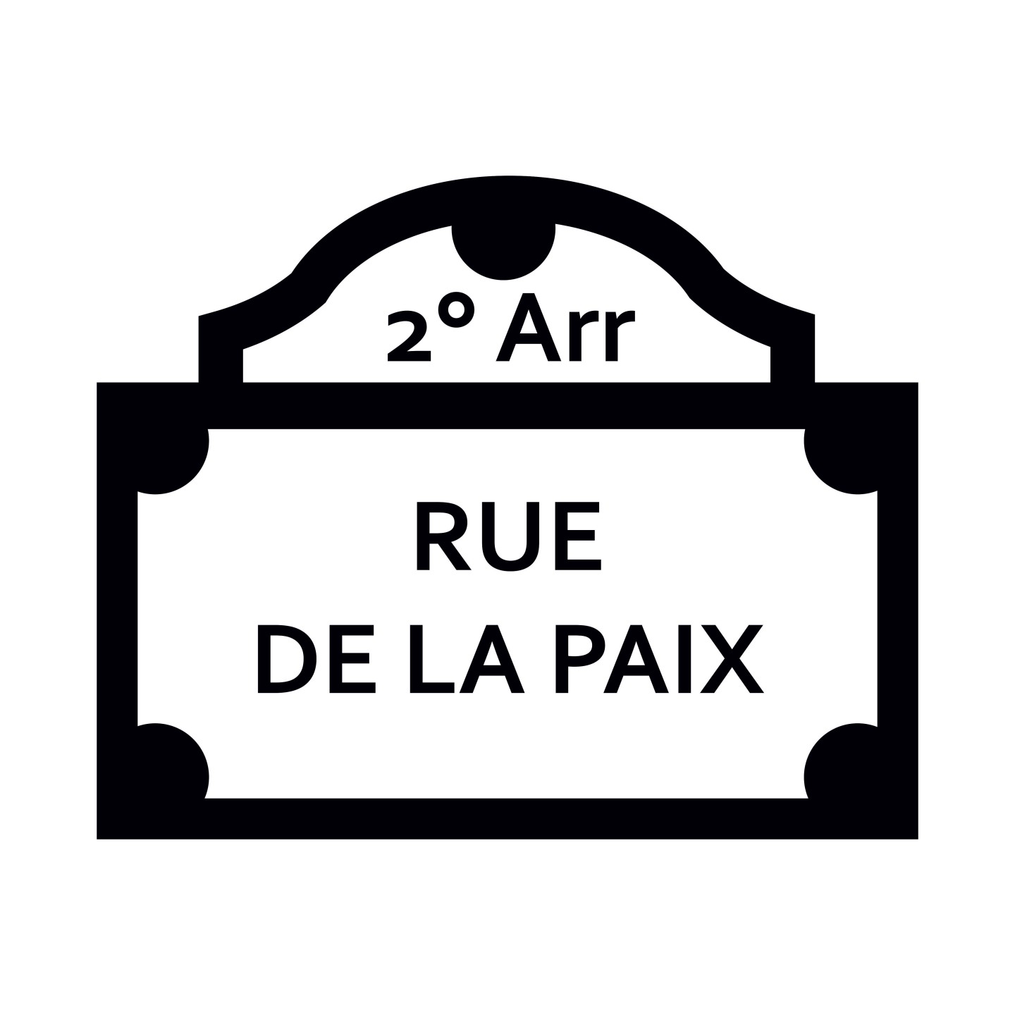 Sticker "Rue de la Paix"
