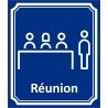 Plaque porte Côté rue " Réunion" en aluminium