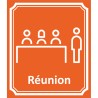 Plaque porte Côté rue " Réunion" en aluminium