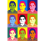 Impression style "Andy Warhol" dim:180x130mm