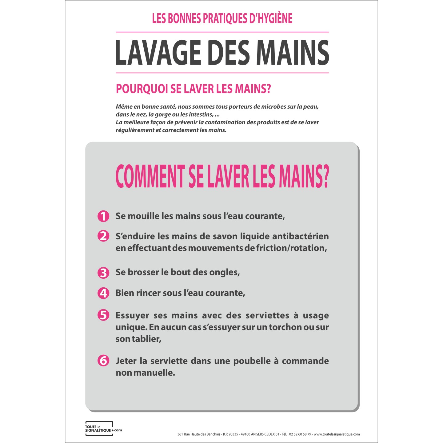 Les bonnes pratiques d'hygiène
