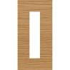 Pochoir en bois de la lettre "i"