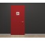 Plaque porte plexi ,effet 3D " Toilettes mixtes"