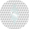 Plaque porte plexi ,effet 3D " Toilettes femmes"