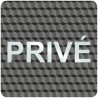 Plaque porte plexi ,effet 3D  "Privé"
