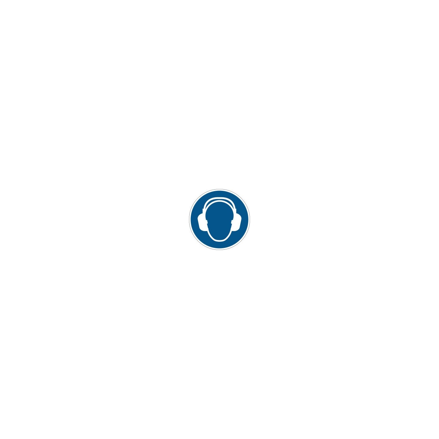 Pictogramme "Protection auditive obligatoire " de marquage au sol