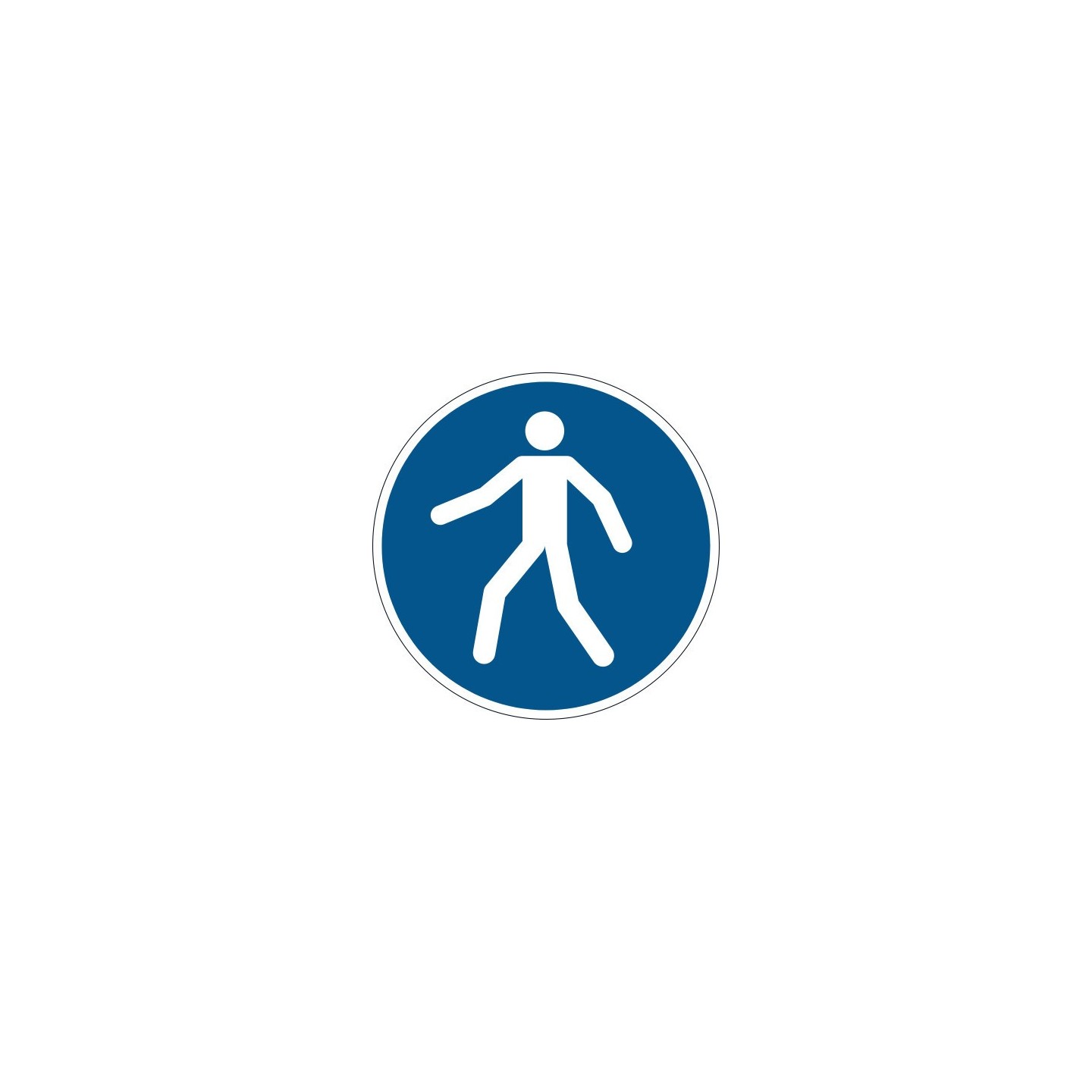 Pictogramme " Piéton " de marquage au sol