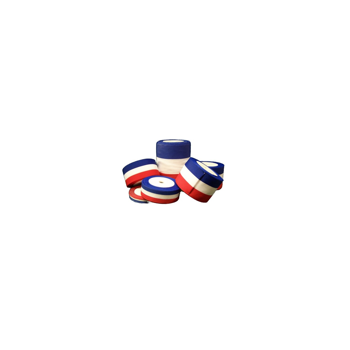 Ruban tricolore en polyester