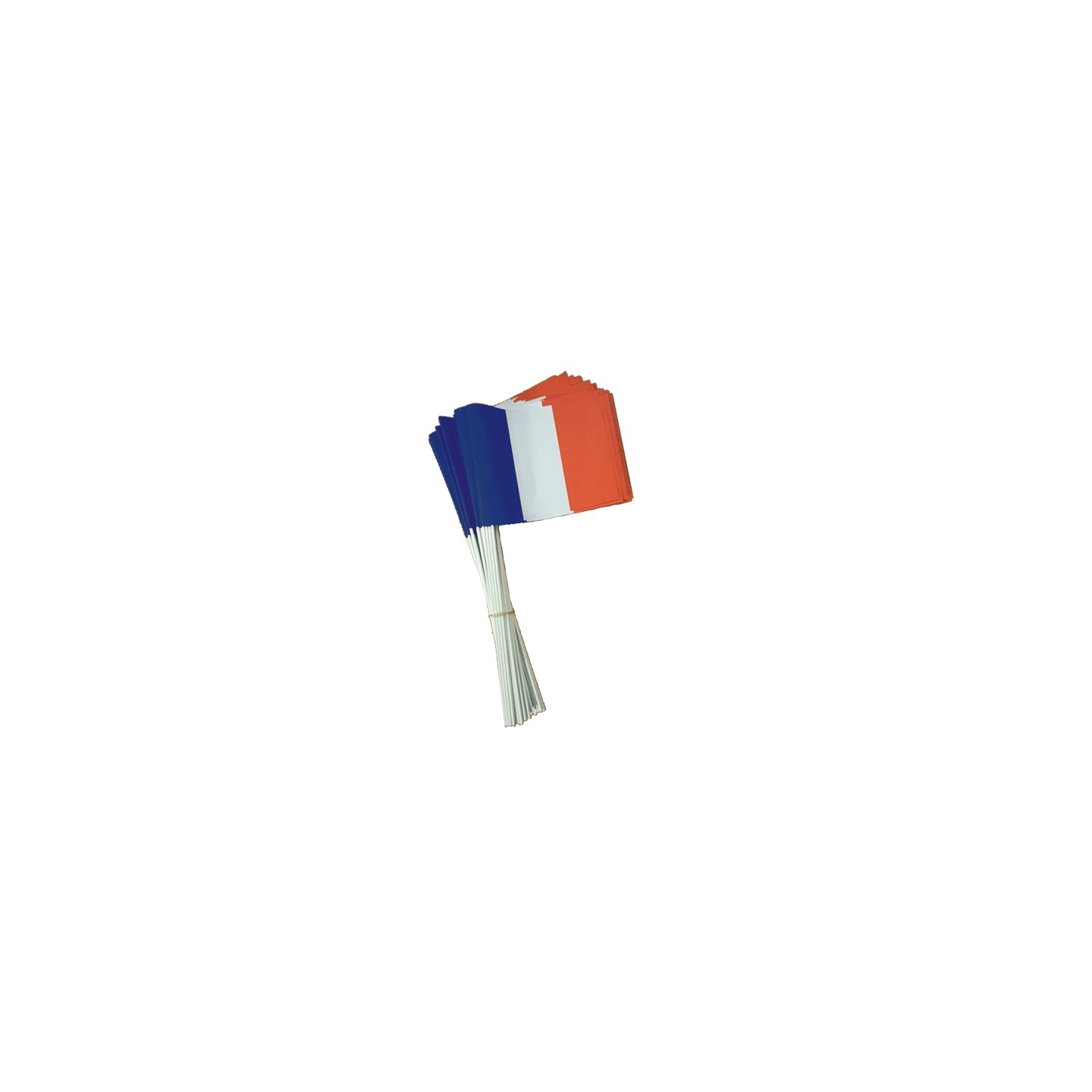 Les drapeaux à agiter en papier