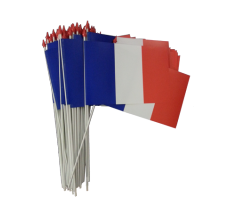 Les drapeaux à agiter , matière indéchirable