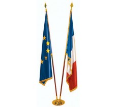 Drapeaux de Prestige en satin