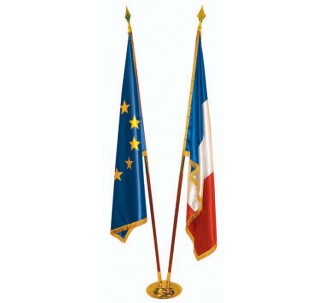 Drapeaux de Prestige en satin