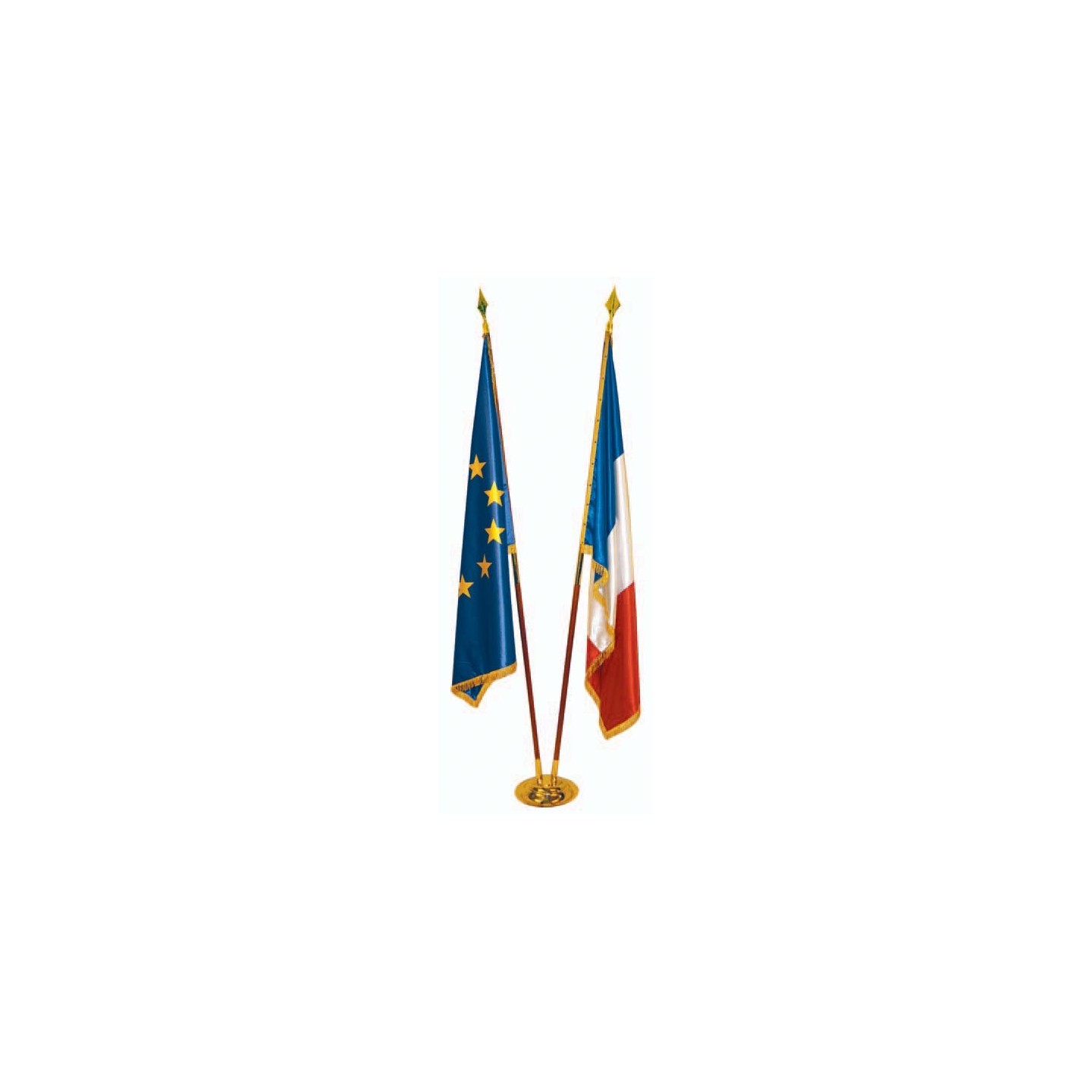 Drapeaux de Prestige en satin