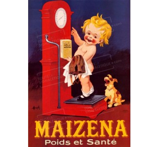 Plaque publicité "Maizena"