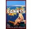 Plaque publicité " Cannes Ville des sports élégants "