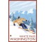 Plaque publicité " White pass Washington "