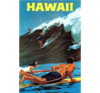 Plaque publicité " Hawaii "